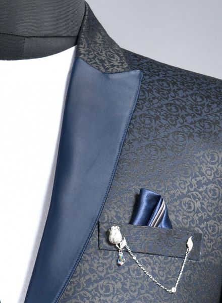 Blazer & Coats Silk Party Wear Regular fit Double Breasted Designer Printed Regular Coat La Scoot